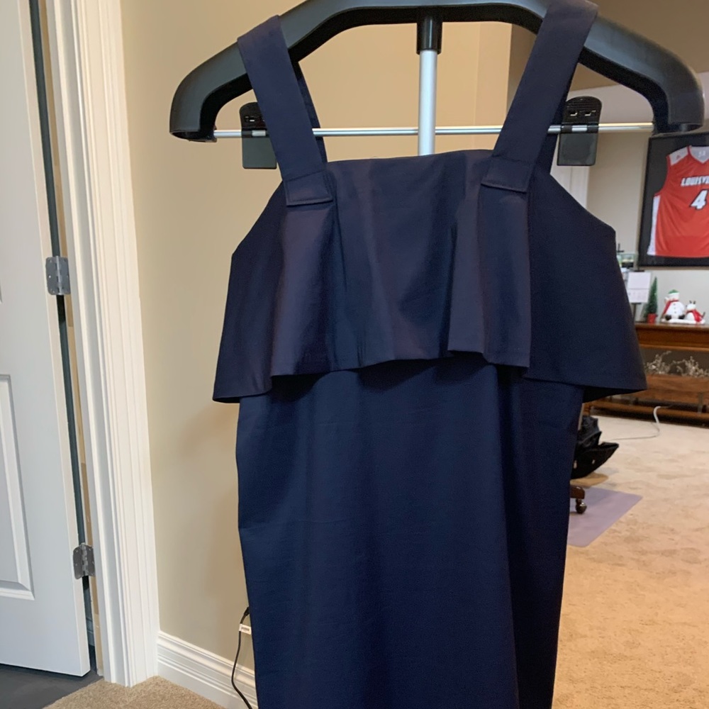 Navy blue summer dress